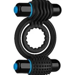 Doc Johnson - Optimale OptiMALE C-Ring Vibrating Black Double