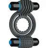 Doc Johnson - Optimale OptiMALE – Vibrating Double C-Ring – Grey -Vibrators Sales 0690 24 BX 1