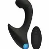 Doc Johnson - Optimale Vibrating P-Massager W/Remote-Black -Vibrators Sales 0691 12 BX 1
