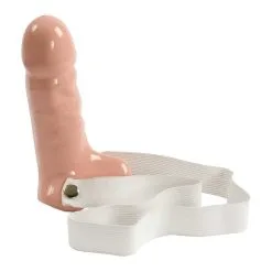 Doc Johnson Strappy – Penis Hard-On – 6 Inch White