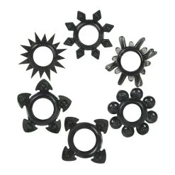 Doc Johnson Tower Of Power – 6 Pack Black