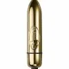 Rocks Off Vibrating Bullet With 1 Speed – 3.15″ / 80 Mm – Gold -Vibrators Sales 1RO80MTCG 1