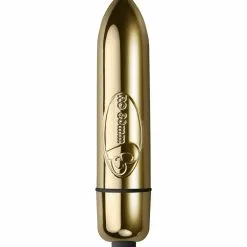 Rocks Off Vibrating Bullet With 1 Speed – 3.15″ / 80 Mm – Gold
