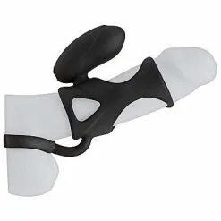 Doc Johnson - Kink KINK – Caged – Silicone Cock Cage – Vibrating – Black