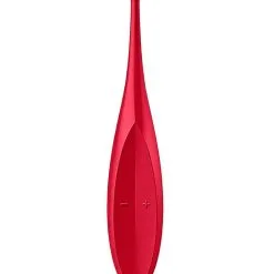 Satisfyer Twirling Fun Tip Vibrator – Poppy Red
