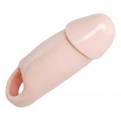 XR Brands, Size Matters Really Ample Wide Penis Enhancer Sheath – Skin