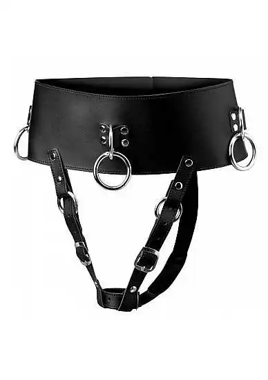 XR Brands, Master Series Forced Orgasm Wand Holder Belt – Black 3 XR Brands, Master Series Forced Orgasm Wand Holder Belt – Black