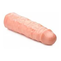 XR Brands, Size Matters 3 Inch Flesh Penis Enhancer Sleeve – Flesh