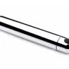 XR Brands, Master Series Thunder Bullet – Rechargeable XL Ultra Powered Bullet – Silver -Vibrators Sales AG137 1