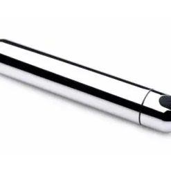 XR Brands, Master Series Thunder Bullet – Rechargeable XL Ultra Powered Bullet – Silver