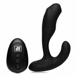 XR Brands - Alpha-Pro 7X P-BENDER Bendable Prostate Stimulator With Stroking Bead – Bl
