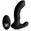 XR Brands - Alpha-Pro 10X P-MASSAGE Prostate Stimulator With Stroking Bead – Black -Vibrators Sales AG268 1