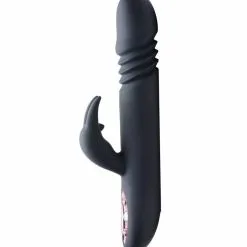XR Brands - Inmi Royal Rabbits Bunny Thrust 10X Thrusting Rabbit Vibrator – Black