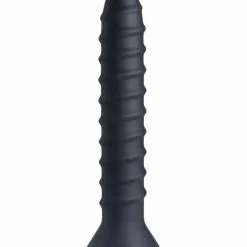 XR Brands, Master Series Power Screw 10X Spiral Silicone Vibrator – Pink