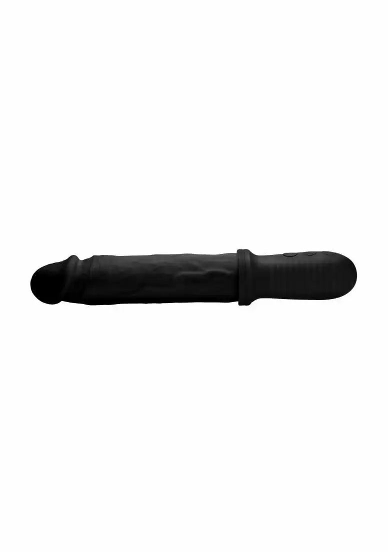 XR Brands, Master Series 8X Auto Pounder Vibrating And Thrusting Dildo – Black 3 XR Brands, Master Series 8X Auto Pounder Vibrating And Thrusting Dildo – Black