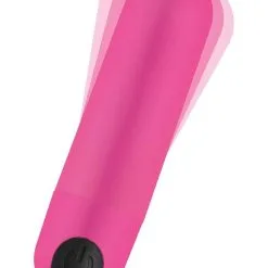 XR Brands, Bang Vibrating Bullet With Remote Control – Pink