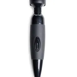 XR Brands - Wand Essentials Wander Wand Multi-Speed Travel Size Wand – Black
