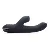 XR Brands - Inmi Silicone Pulsating And Vibrating Rabbit – Black – -Vibrators Sales AG507 BLACK 1 1