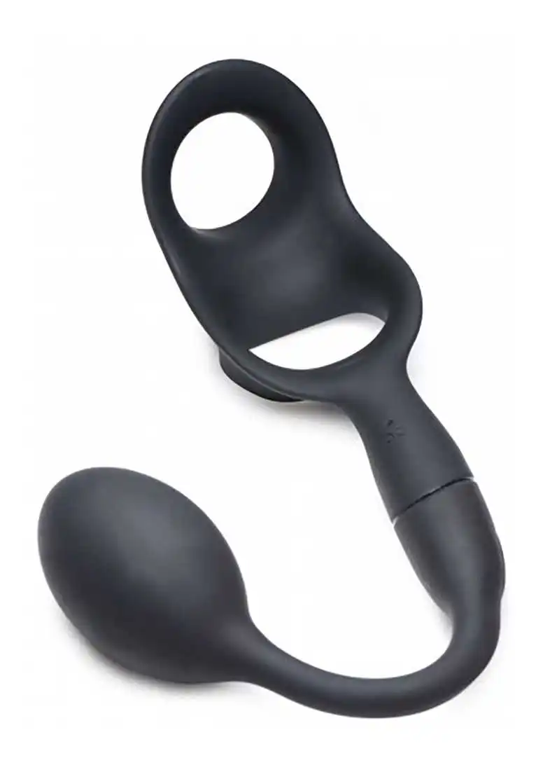 XR Brands - Alpha-Pro 10X Cock & Ball Ring + Plug 3 XR Brands - Alpha-Pro 10X Cock & Ball Ring + Plug