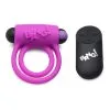 XR Brands, Bang Silicone Cock Ring & Bullet With Remote Control – Purple -Vibrators Sales AG572 PURPLE 1