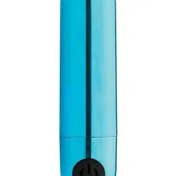 XR Brands, Bang 10X Vibrating Metallic Bullet – Blue