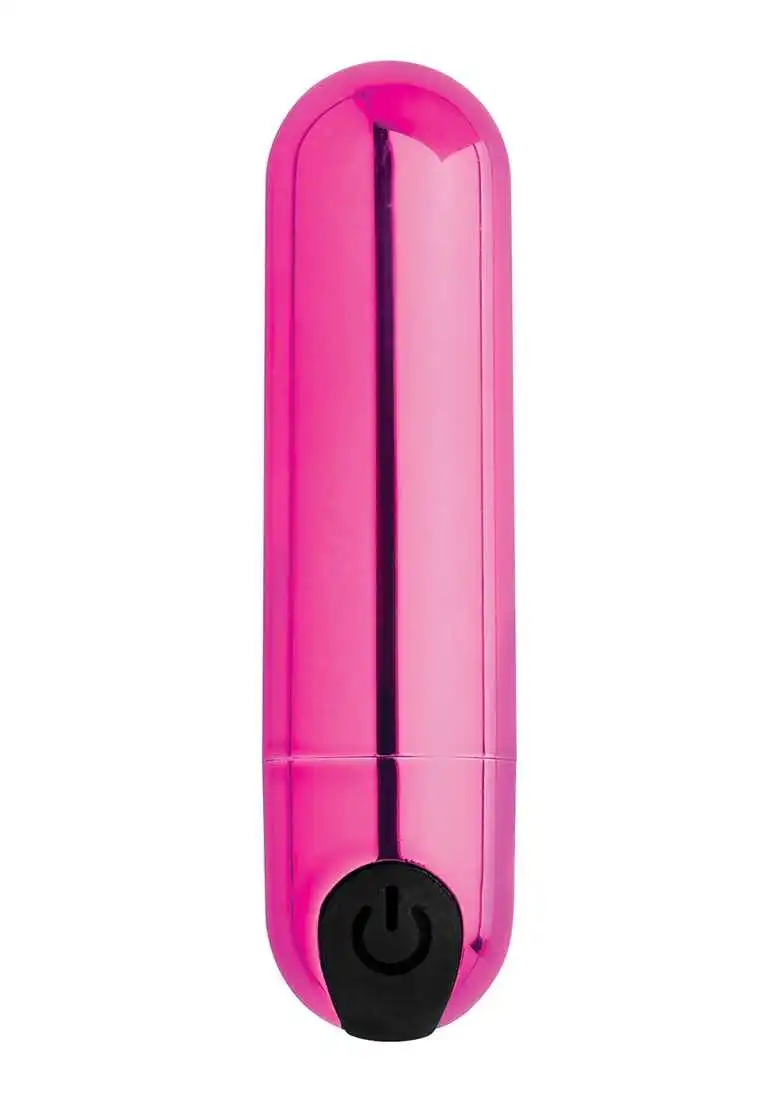 XR Brands, Bang 10X Vibrating Metallic Bullet – Pink 3 XR Brands, Bang 10X Vibrating Metallic Bullet – Pink