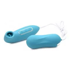 XR Brands - Inmi Entwined 3X Thumping Egg & Licking Clit Stimulator