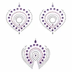Bijoux Indiscrets - Skin Jewellery Flamboyant – Rhinestone Body Decoration – Violet And Pink