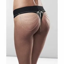 Bijoux Indiscrets - Accessories Of Passion Magnifique – Metallic Chain Waist Jewelry – Silver