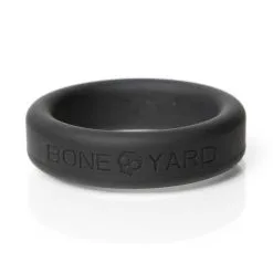 Boneyard Silicone Ring – Black – 35mm
