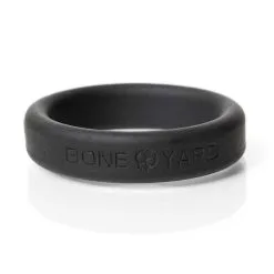 Boneyard Silicone Ring – Black – 40mm