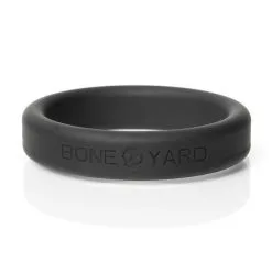Boneyard Silicone Ring – Black – 45mm