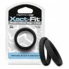 Perfectfitbrand #14 Xact-Fit Cockring 2-Pack – Black -Vibrators Sales CR 77B 1 1