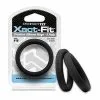 Perfectfitbrand #18 Xact-Fit Cockring 2-Pack – Black