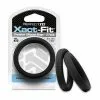 Perfectfitbrand #20 Xact-Fit Cockring 2-Pack – Black -Vibrators Sales CR 83B 1 1