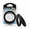 Perfectfitbrand #23 Xact-Fit Cockring 2-Pack – Black -Vibrators Sales CR 86B 1