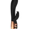 Shots - Elegance Elegance – Heating Rabbit Vibrator – Opulent – Black -Vibrators Sales ELE003BLK 1