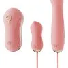 Zalo - Unicorn UNICORN Vibratrion & Thrusting Set – Pink -Vibrators Sales F02711 1