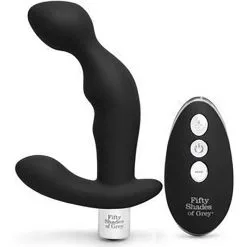 Fifty Shades Collection - Fifty Shades Of Grey Relentless Vibrations Remote Control Prostate Vibe – Black