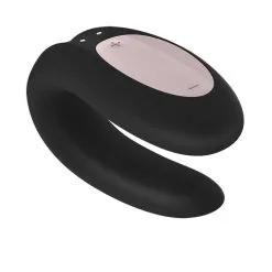 Satisfyer Double Joy Partner Vibrator – Black
