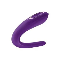 Satisfyer Double Classic Partner Vibrator – Purple