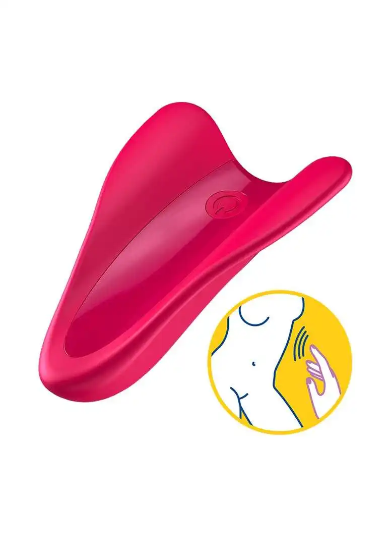 Satisfyer High Fly Finger Vibrator – Red 3 Satisfyer High Fly Finger Vibrator – Red