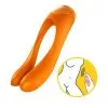 Satisfyer Candy Cane Finger Vibrator – Orange