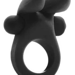 Shots - Mjuze Mjuze – Bunny Cock Ring – Black
