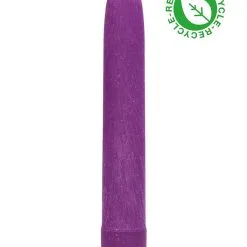 Shots - Natural Pleasure 7″ Vibrator – Biodegradable – Purple