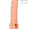 Shots - RealRock - Skin Penis Sleeve 8″ – Flesh 1 Shots - RealRock - Skin Penis Sleeve 8″ – Flesh -Vibrators Sales REA106FLE 1