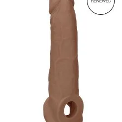 Shots - RealRock - Skin Penis Sleeve 9″ – Tan