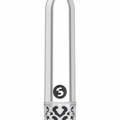 Shots - Royal Gems Glitz – Rechargeable ABS Bullet – Silver