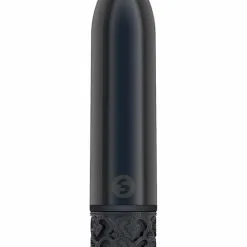 Shots - Royal Gems Glamour – Rechargeable ABS Bullet – Gunmetal