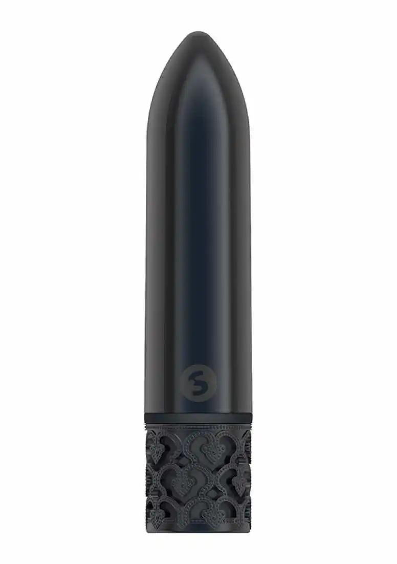 Shots - Royal Gems Glamour – Rechargeable ABS Bullet – Gunmetal 3 Shots - Royal Gems Glamour – Rechargeable ABS Bullet – Gunmetal
